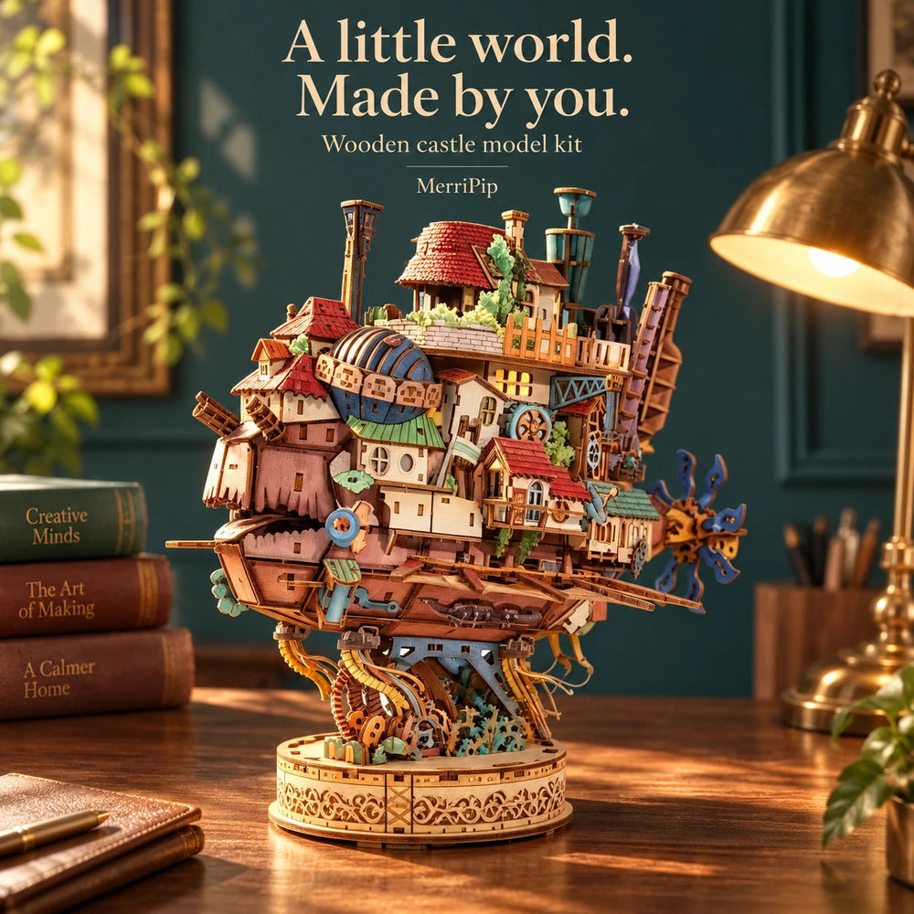 Wandering Castle Wooden Model Kit