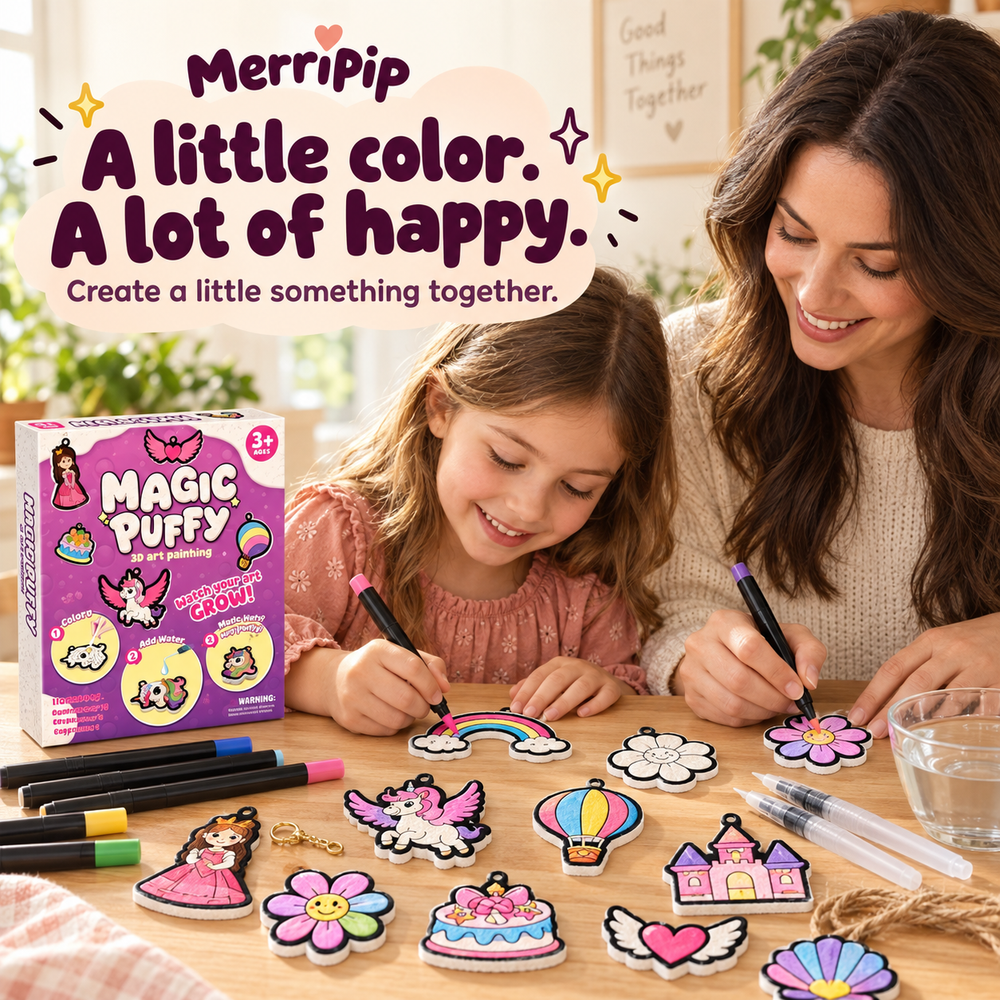 3D Puffy Art Charm Kit